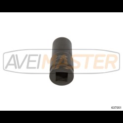 637051 CR-MO Dlhý rázový orech štvorhran 3/4"-17 mm 90mm
