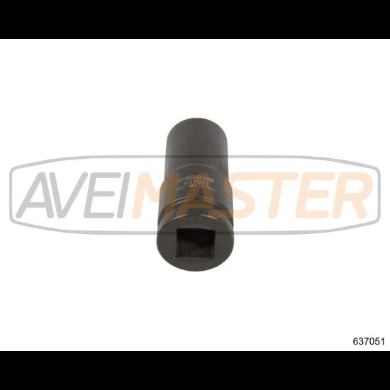 637051 CR-MO Dlhý rázový orech štvorhran 3/4"-17 mm 90mm