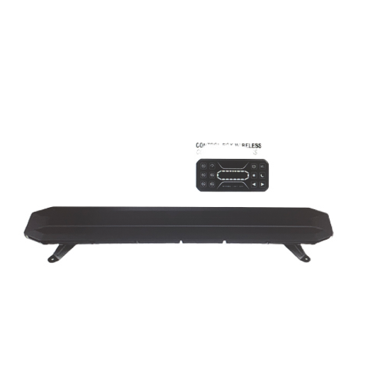 048555 LED Oranžová číra majákova rampa s WIFI bezdrôtovým ovládacím panelom 160w 1545mm