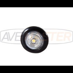 022180 LED Signalizačné svetlo biele 0,05A-12/24V 19mm kabel