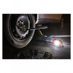 032400 Prenosný batériový reflektor, Nabíjaci červený 30W 1800Lm 4400mAh 