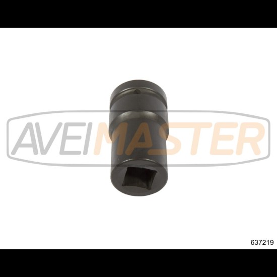 637219 CR-MO Dlhý rázový orech štvorhran 1"-22 mm 90mm