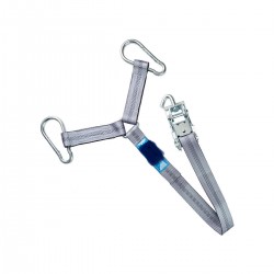 905T22 Upínaci popruh, na bríle, 2 karabíny, prevedenie s račňou a "J" a koncovým popruhom  2,2m 5T 50mm 905T22 Upínaci popruh, na bríle, 2 karabíny, prevedenie s račňou a "J" a koncovým popruhom  2,2m 5T 50mm