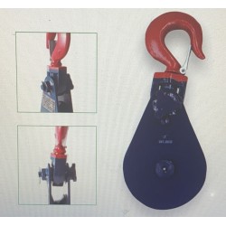 339040 Lanová vodiaca kladka s otočným hákom  115mm 4000 kg