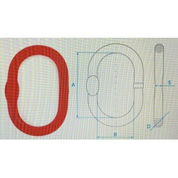 327604 Závesná hlava pre jedno a dvoj pramenné závesy Tr.8 4,7t 19mm G80