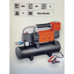 342985 Kompresor Elektrický 1valcovy Ø 60mm s 8L nádžkou 12V 160 LPM
