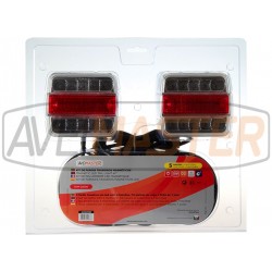 022600 LED Koncové združené svetlá káblové magnetické  zadne 7,5m 12/24V 