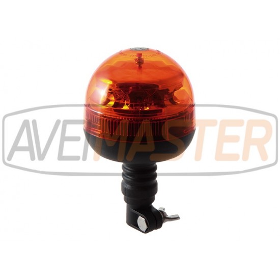 Rotačný LED maják oranžový Flex DIN R65 12x3W HP 12/24v
