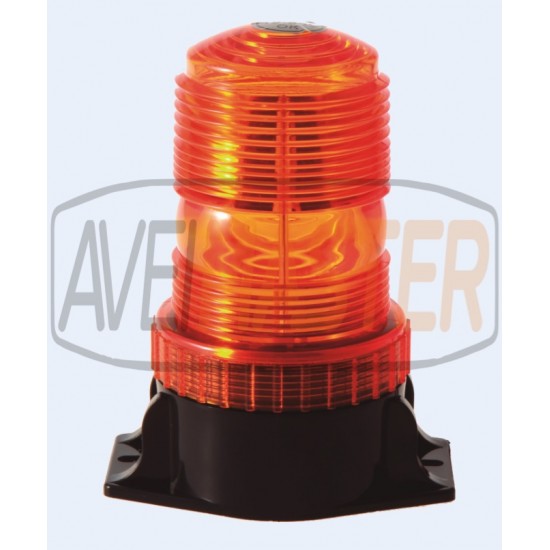 Rotačný maják LED oranžový R65 2,4W 12/24v