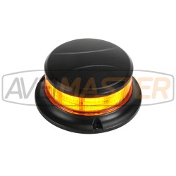Rotačný oranžový Alu magnetický maják IP67 w / zliatina Isq E9 + R10 + R65 Rotačný oranžový Alu magnetický maják IP67 w / zliatina Isq E9 + R10 + R65