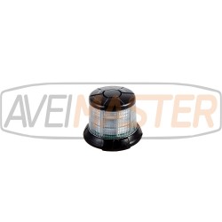 Rotačný modrý maják hliník IP67 E9 + R10 + R65 w / 2,5 mt kábel Rotačný modrý maják hliník IP67 E9 + R10 + R65 w / 2,5 mt kábel