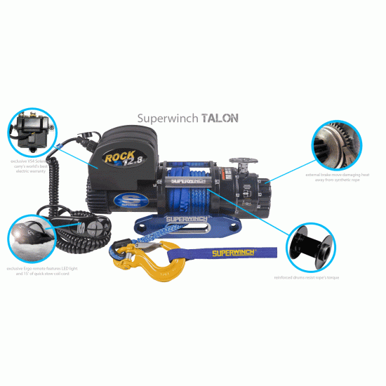 SUPERWINCH TALON 18000 SR Elektrický naviják 12V 8165KG - 339950