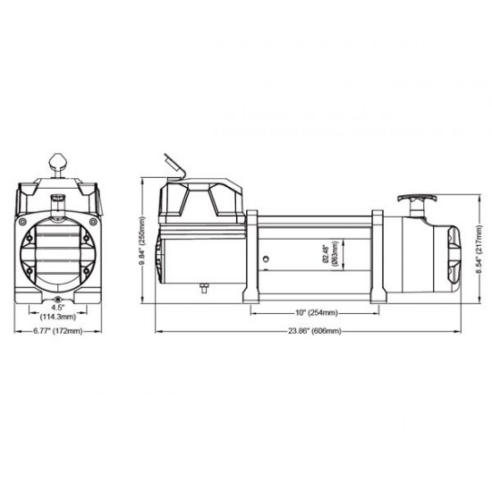 NOVAWIN PRO12500 Elektrický naviják 12V 5675KG - 342151