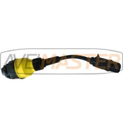 430024 Adaptér prevodník napätia z 24 V DC na DC 12 V z 7 na 7 pin     