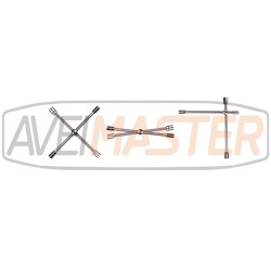 867011 PROFI Krížový klúč skladací nastavitelný  1/2" 17-19-23