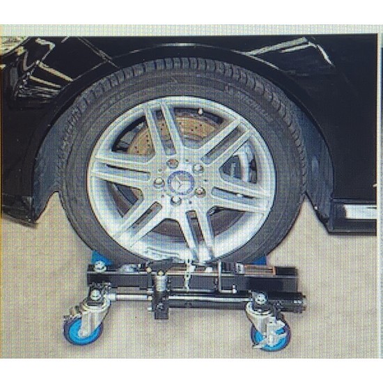 080002 Dolly Pojazdný hydraulický manipulačný zdvihák vozík  pod koleso 680kg