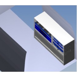 688308 Modulárny prvok, vybavenie vozidla TI-CAR 308  1268x986x360mm 