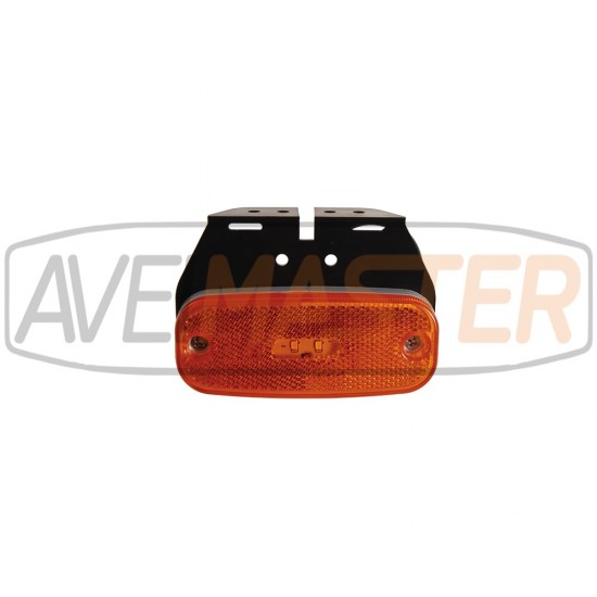 022111 LED Obrysové pozičné bočné oranžové svetlo 12/24V 15cm kábel 111x75x15mm