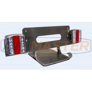 Kit signalizácia Magnetické hliník w / koncové svetlá a dvere Mat.