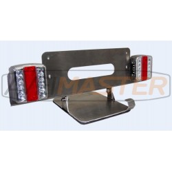 Kit signalizácia Magnetické hliník w / koncové svetlá a dvere Mat.