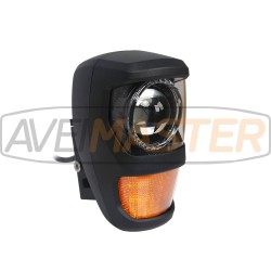 Svetlometov Čelný nakladač w / vstavané blesky