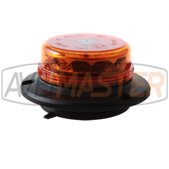 Rotačný Ambar LED Základňa Alu R65 12x3WHP 12 / 24V