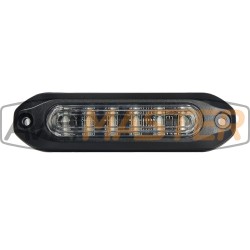 Ľad Strobe Alu Ultra Slim White 6W 12-24 E9 R65 110x29x10 Ľad Strobe Alu Ultra Slim White 6W 12-24 E9 R65 110x29x10