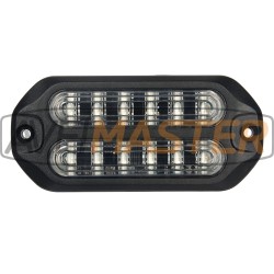 Ľad Strobe Alu Double Modrá Slim 21W 12-24 E9-R65 110x51x10 Ľad Strobe Alu Double Modrá Slim 21W 12-24 E9-R65 110x51x10