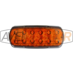 Amber LED stroboskop 12-24 E9 + 8W R65 138x58x20 w / 1,5 Mt kábla