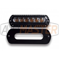 Ľad Strobe Hliník Modrá 3x3W 12-24V E9 91x45x28 Ľad Strobe Hliník Modrá 3x3W 12-24V E9 91x45x28