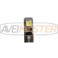 LED lampa T10 CANBUS 2SMD / 5050 12 biela