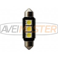 LED svietidlo 36 mm rúrková 3SMD / 5050 12 biely