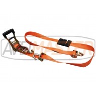Porta Brace Car Orange 2,5Mt-5T Wing plast 3 Hooks turns