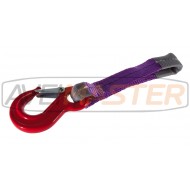 060222 Krátky popruh s hákom k navijáku 330mm 2T (adaptér hákovy)