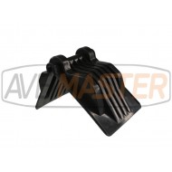 Čierny plastový roh pre 50mm pásku