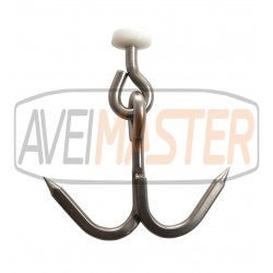 Dvojitý hák Aco Inox p / Beh Gutter Stropné w / Mäso Dvojitý hák Aco Inox p / Beh Gutter Stropné w / Mäso