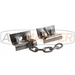 Podpora Aco Inox w / 2 drapérie a prúd pre mäso Podpora Aco Inox w / 2 drapérie a prúd pre mäso