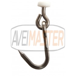 Jednoduchý háčik Aco Inox p / Beh Gutter Stropné w / Mäso Jednoduchý háčik Aco Inox p / Beh Gutter Stropné w / Mäso