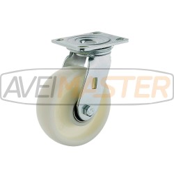 Nylon koleso 100x50 Biela Girat Alt 142 základne 114x100 400 lbs Nylon koleso 100x50 Biela Girat Alt 142 základne 114x100 400 lbs