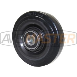 Elastic Rubber Wheel Metal centrum 160x50x20-60 6304 350Kgs Elastic Rubber Wheel Metal centrum 160x50x20-60 6304 350Kgs