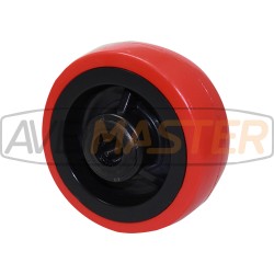 Red TPU koleso centrum PP 125x50x20-60 - RA - 250 lbs Red TPU koleso centrum PP 125x50x20-60 - RA - 250 lbs