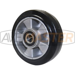 Elastic Rubber Wheel Center Alu. 125x50x20-60 6204 200kgs Elastic Rubber Wheel Center Alu. 125x50x20-60 6204 200kgs