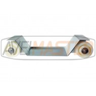 Car c Metallic Zinc / 4 fixed wheels 160mm nylon w / trailer