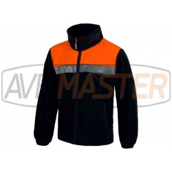 Coat reflektor Polar modrá / Orange C4020 - veľkosť L - 171104