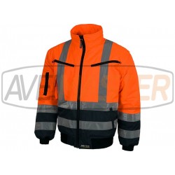 Parka reflektor modrá / Orange C3730 - veľkosť 3XL