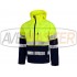 Parka reflektor modrá / žltá S9525 w / Capucho- Tam XL - 171197