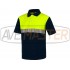 Polo m / short reflektor modrá / žltá Cotton C3841-S-171311