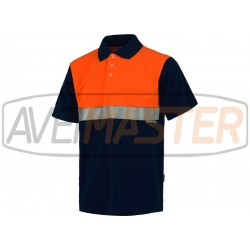 Polo m / short reflektor modrá / oranžová, Cotton C3841-XXL-171 349 Polo m / short reflektor modrá / oranžová, Cotton C3841-XXL-171 349