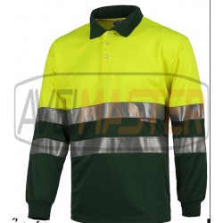 Polo m / reflektor Long Yellow / Dark Green C3870-XL171354 Polo m / reflektor Long Yellow / Dark Green C3870-XL171354