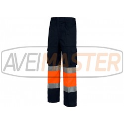 Nohavice reflektorové Modrá / Orange C4018 - Tam 56-171388